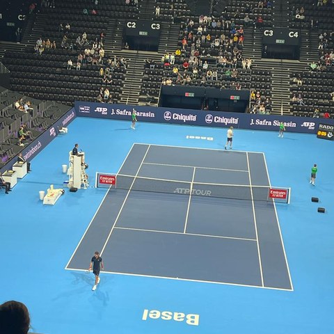 Swiss Indoors22. Vergrösserte Ansicht